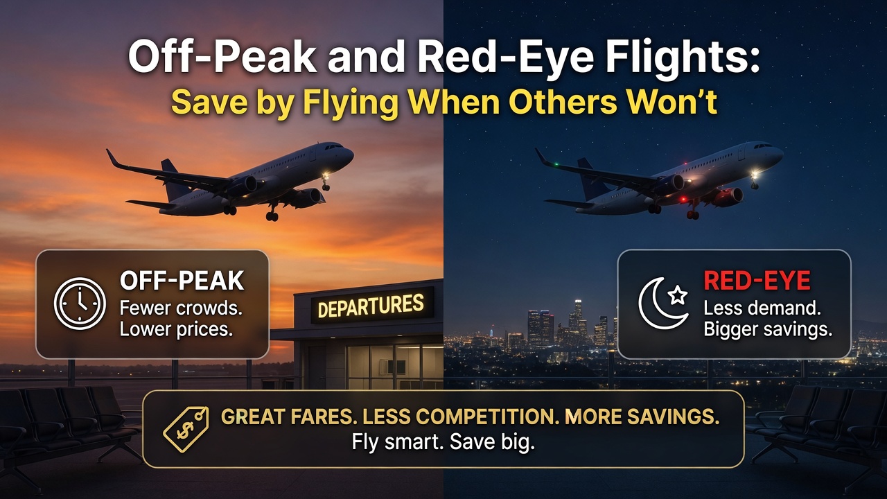 Off-Peak and Red-Eye Flights: Paying Less to Fly When Others Won't